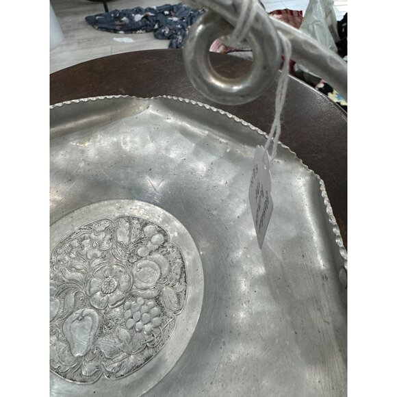 Silver tone BSb Handmade Norway Cromwell Aluminium Decorative Baskets Set of 2 - Picture 7 of 8